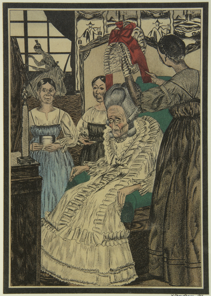 В.И. Шухаев - Туалет старой графини (1922) В.И. Шухаев - Туалет старой графини (1922)