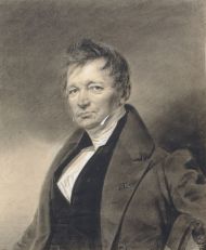 Ф. Крюгер. Портрет А.Р. Томилова. Около 1836. Цветная бумага, соус уголь, белила.
