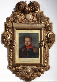 Портрет Муравьева-Апостола нх 1828 г в раме