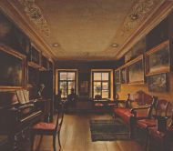 Неизвестный художник. Интерьер комнаты. 1830-е. Холст, масло