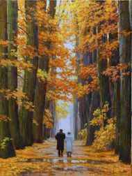 Виктория Бондаренко. Осень. 2019. Холст, масло. 58х44 Виктория Бондаренко. Осень. 2019. Холст, масло. 58х44