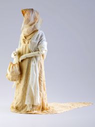 Бальное платье из шелка с ручной вышивкой с треном, 1910 г. Из коллекции А. Васильева