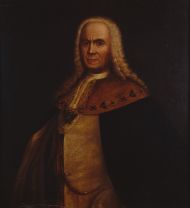Неизвестный художник.  Портрет графа А.И. Ушакова. 1740-1744.  Холст, масло.