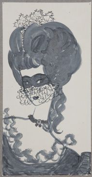 Иллюстрация к повести Пиковая дама. Московская Венера в Париже.1967