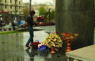В юбилейный день у памятника М.Ю. Лермонтова