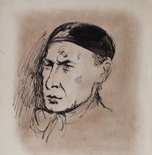 Кузьмин Н.В. Портрет Андрея Белого. 1932