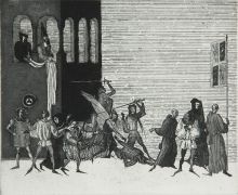 Иллюстрация к трагедии А.С. Пушкина «Скупой рыцарь»