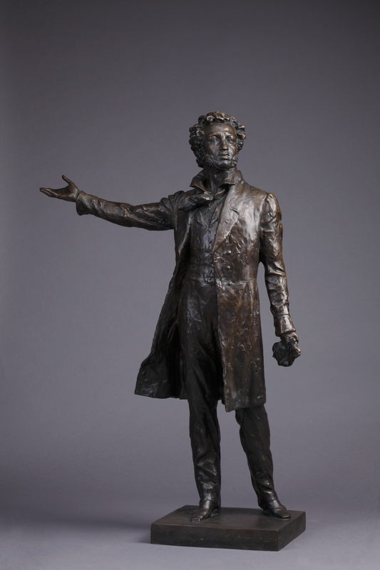 Аникушин М.К. (1917 - 1997) А.С. Пушкин. 1950-е. Бронза Аникушин М.К. (1917 - 1997) А.С. Пушкин. 1950-е. Бронза